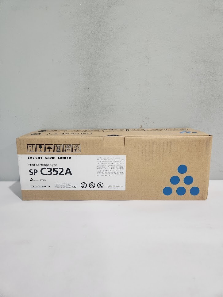 Ricoh SP C352A - cyan - original - toner cartridge 408212