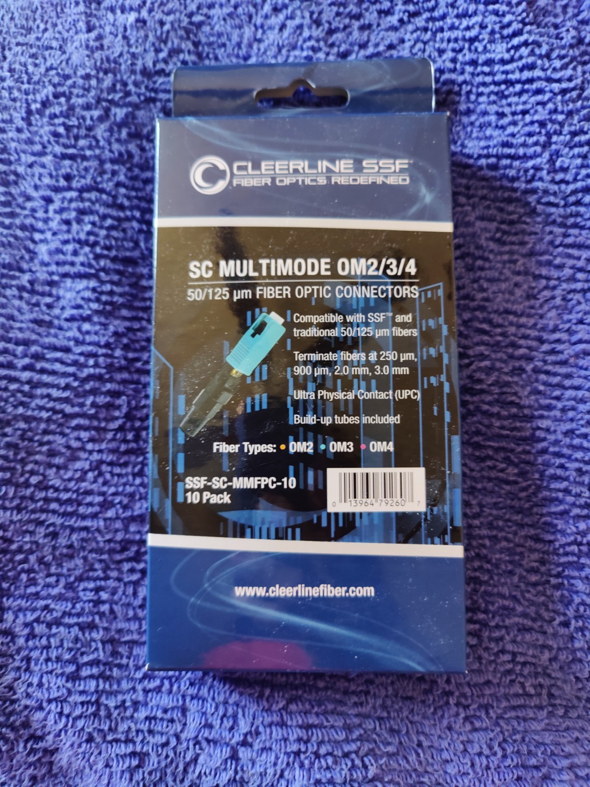 CleerLine SSF-SC-MMFPC-10 (10 pack) OM2/3/4 50/125 Fibre Optic
