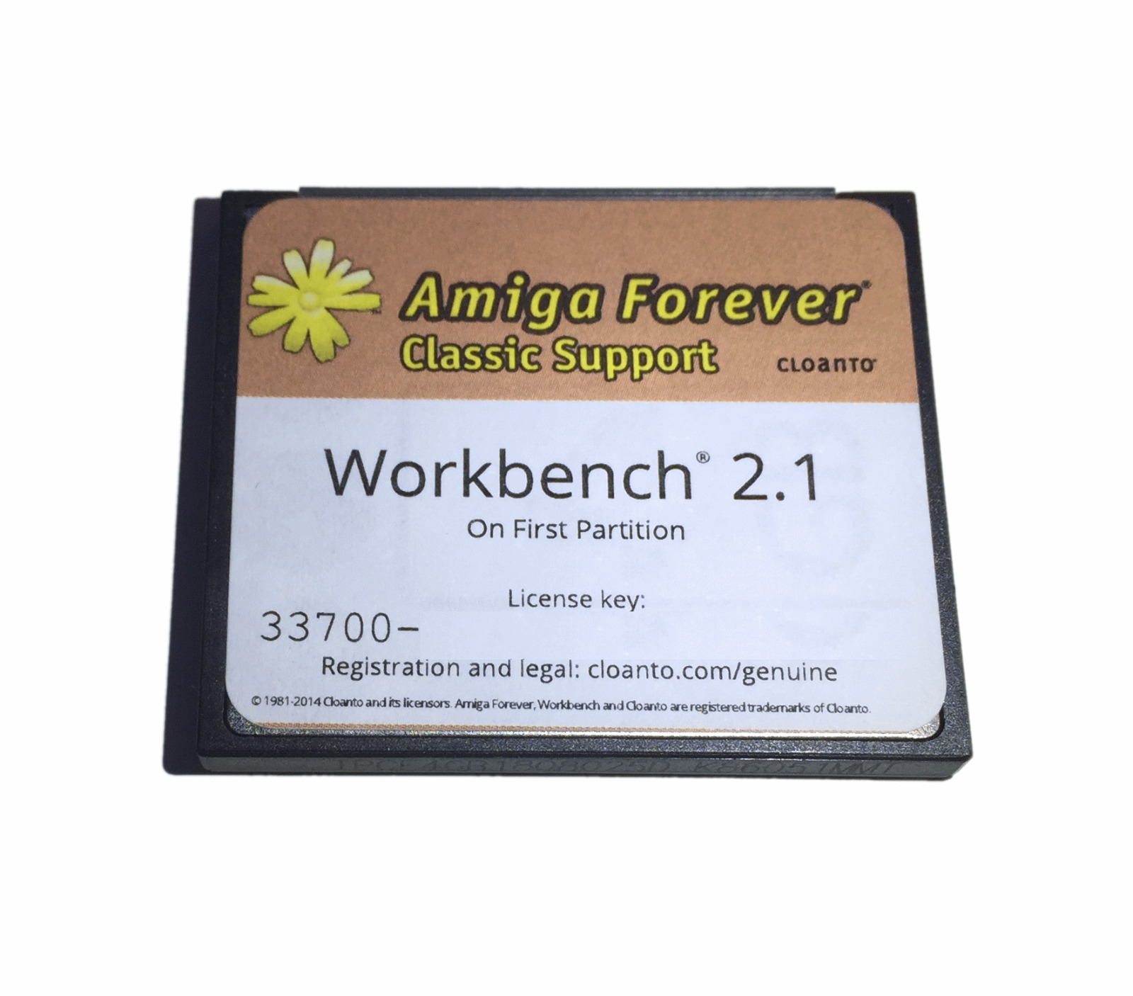 New Workbench System 2.1 on 4GB CF Card for Amiga 600 1200 Hard Drive HDD 623