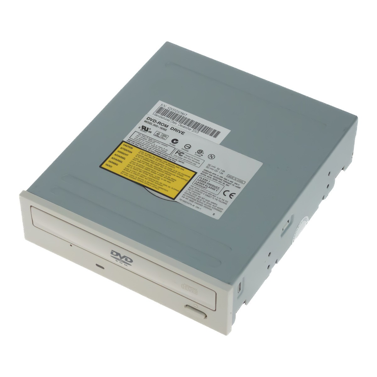 Internal Drive JVC LITE-ON DVD-16X6S DVD-ROM DRIVE IDE 5.25 inch