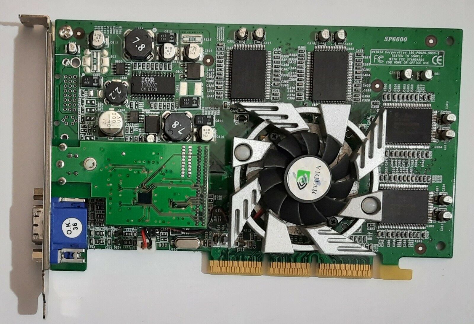 Sparkle SP6600 AGP Graphics Card (Nvidia GeForce2 GTS, 32MB, Retro, 2001)