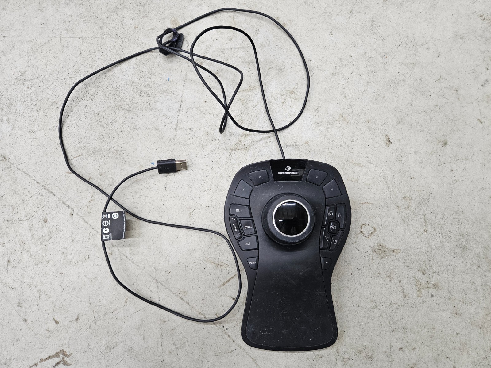 3Dconnexion SpaceMouse Pro 3DX-600043 Wired USB 3D CAD Navigation Controller