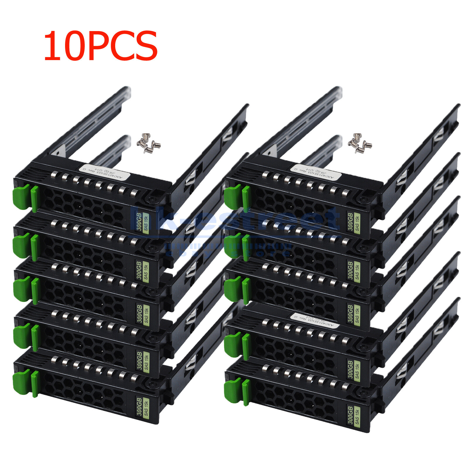 10pcs Fujitsu RX100 RX200 RX300 RX350 S6 S7 S8 2.5" SAS Tray Caddy A3C40135103