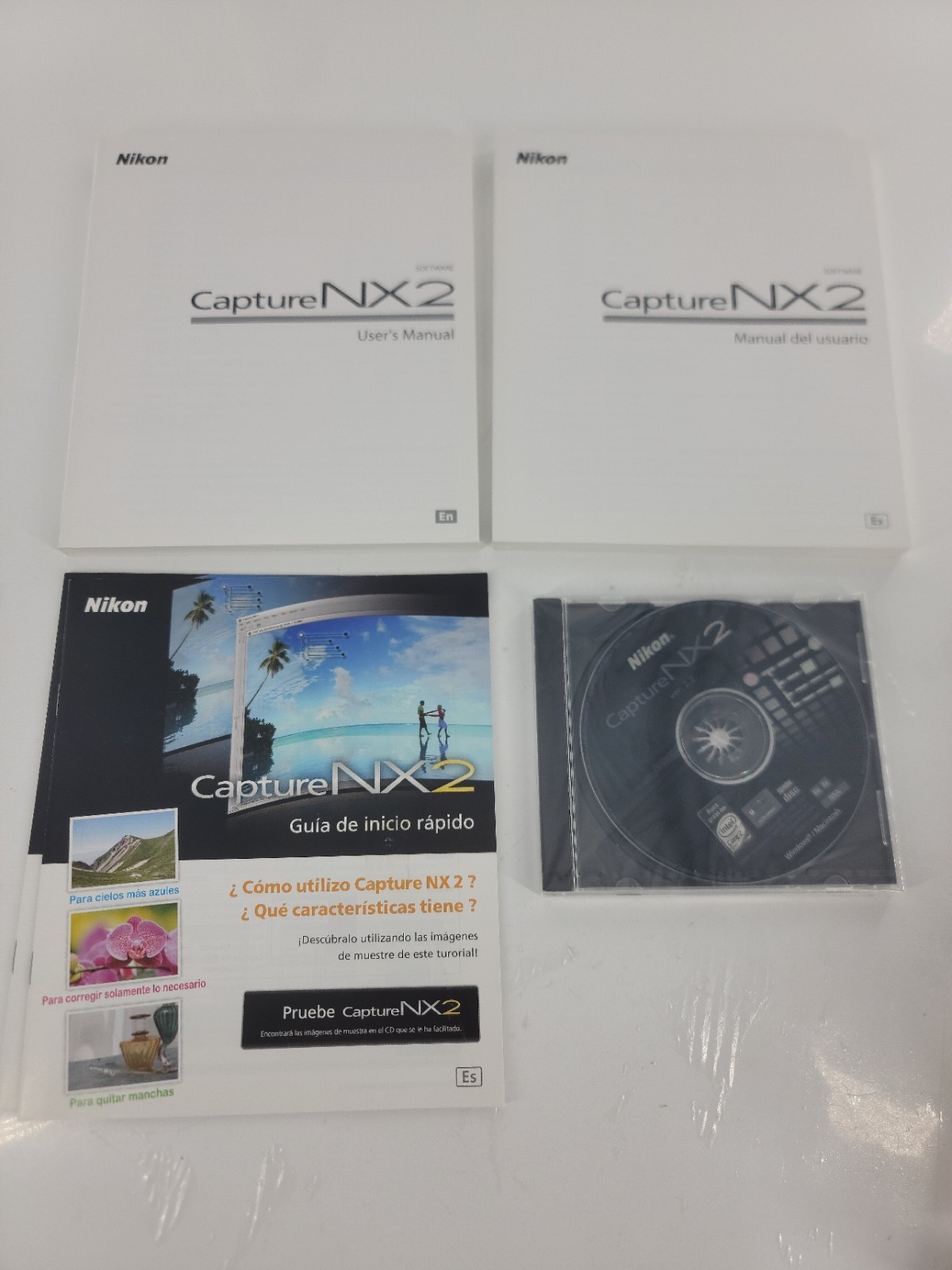 Nikon Capture NX2 Powerful Tools For Easy Photo Editing Software + Users Manuals
