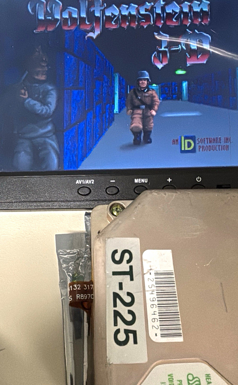 Seagate ST-225 20MB MFM Hard Drive ***Tested Working***DOS Wolfenstein 3D 