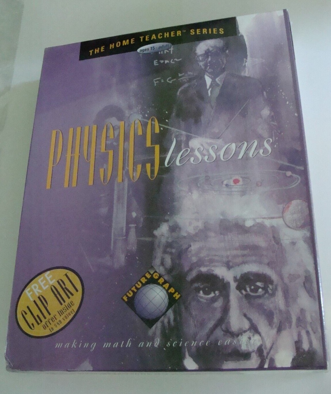 VTG 1996 NEW SEALED Macintosh The Home Teacher Series Physics Lessons