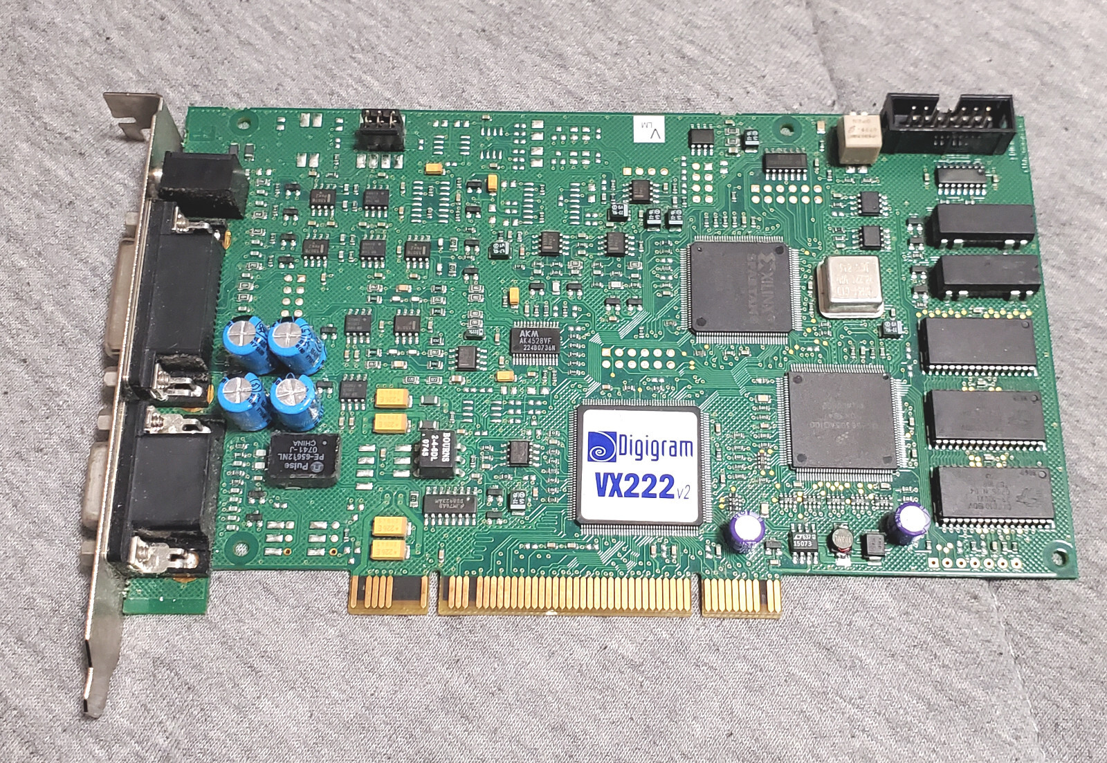 Digigram professional sound PCI card VX222 v2 - 24 bit AES/EBU VX222V2