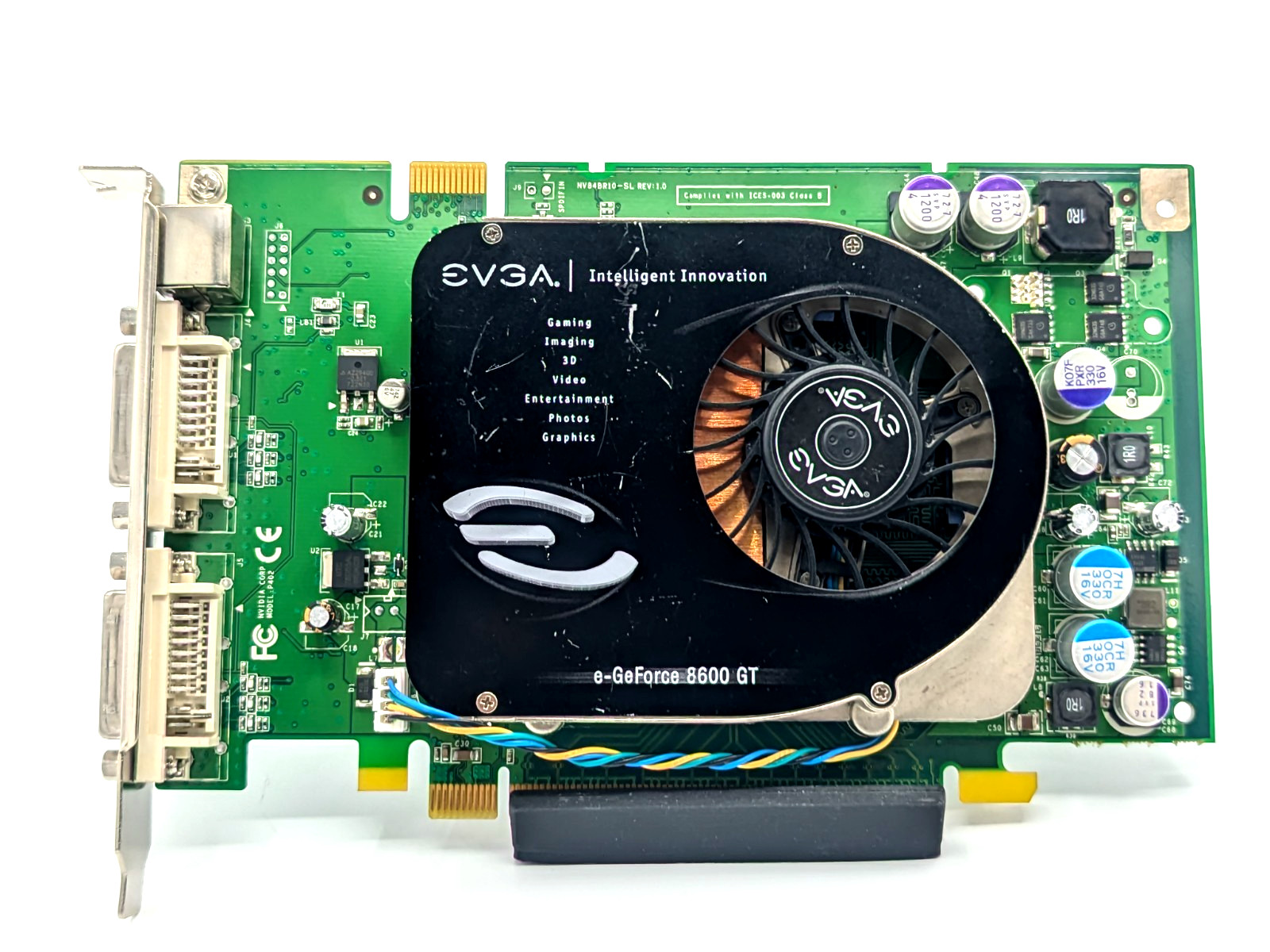 EVGA GeForce 8600 GTS 256MB GDDR3 PCIe Graphics Card Video Card - Tested & Clean