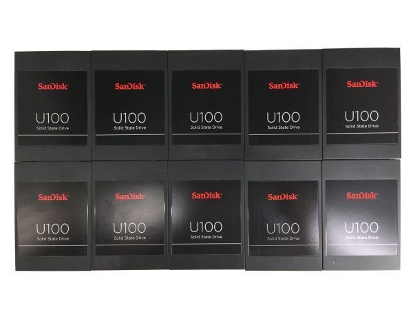 SanDisk SSD U100 64GB 2.5 inch SATA 6.0Gbps 10 Pack set Used/Tested