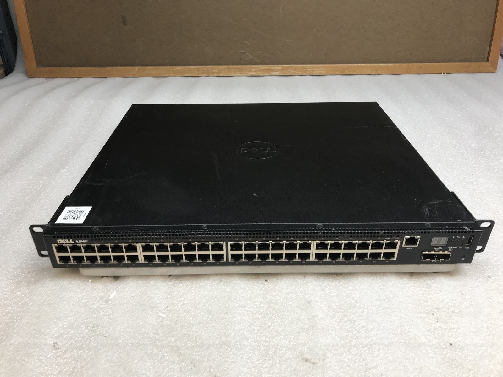 Dell N2048P 48-Port Gigabyte PoE+ Ethernet Network Switch - No Power Cable