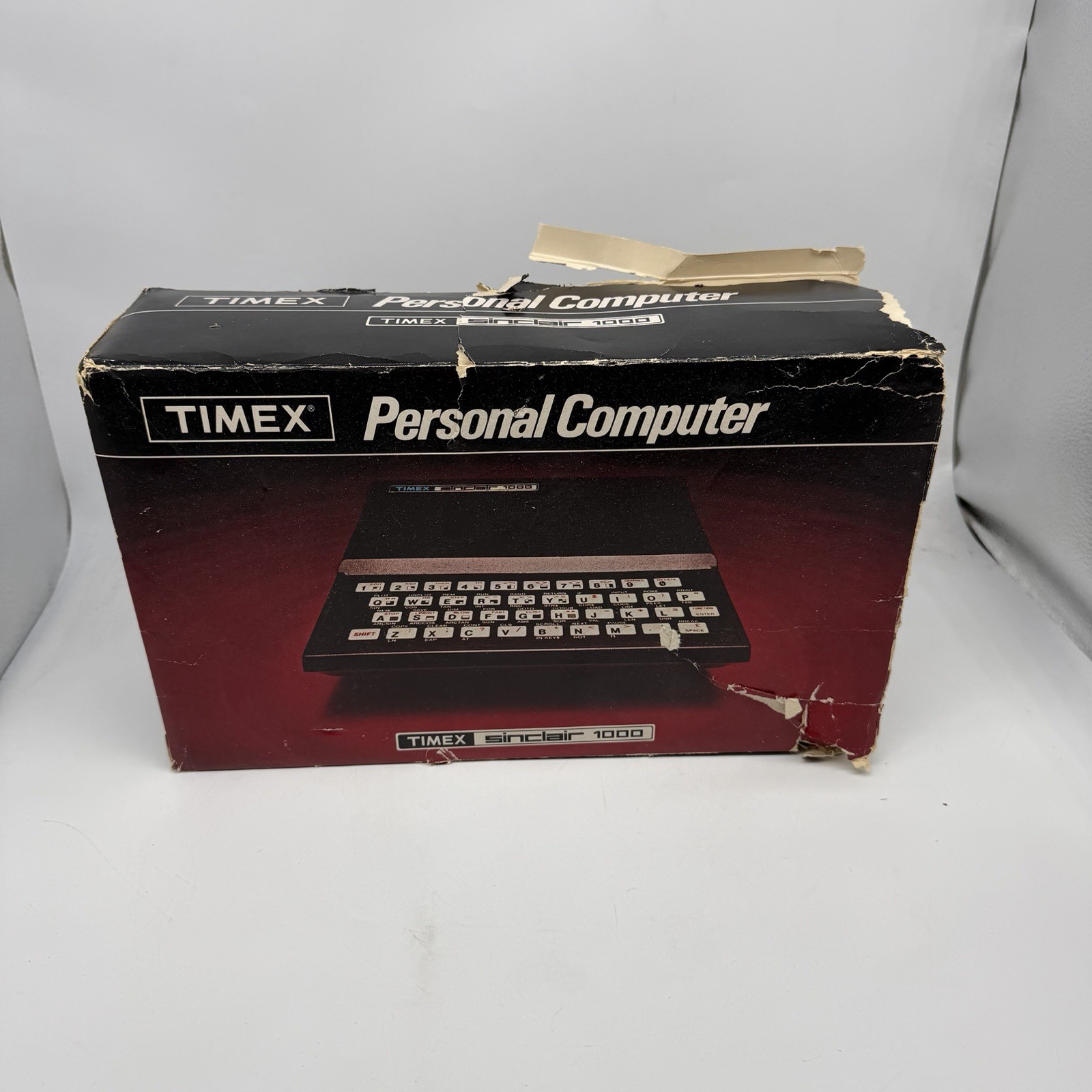 VINTAGE TIMEX Sinclair 1000 Personal Computer Damage BOX, Complete, Untested