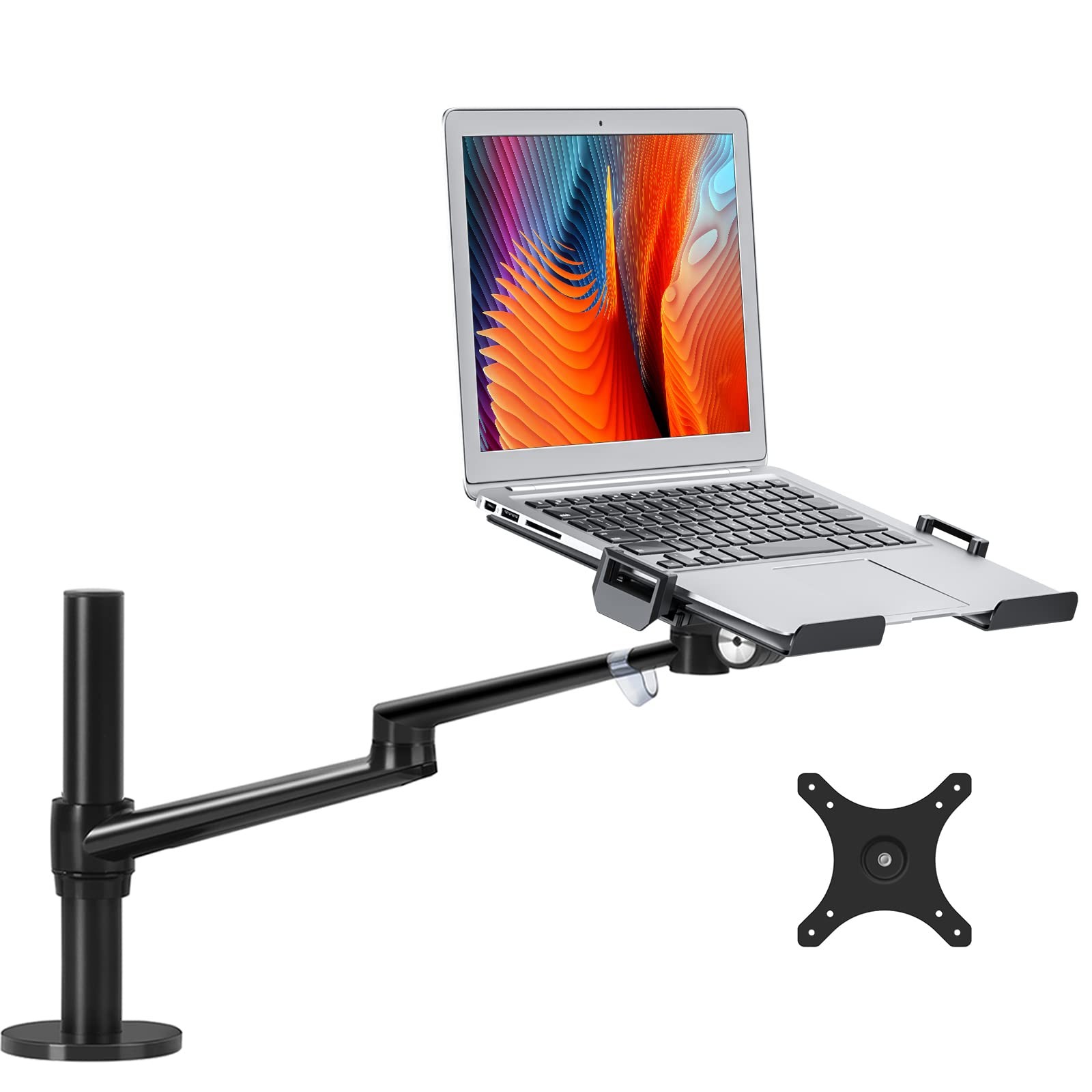 Laptop/Notebook/Projector Mount Stand, Height Adjustable Single Arm Mount Sup