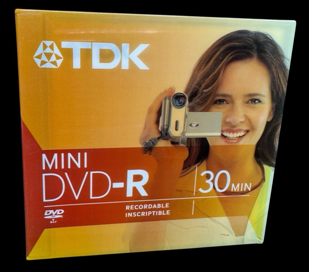 TDK Mini DVD-R Disc 30 Minute DVD Unopened