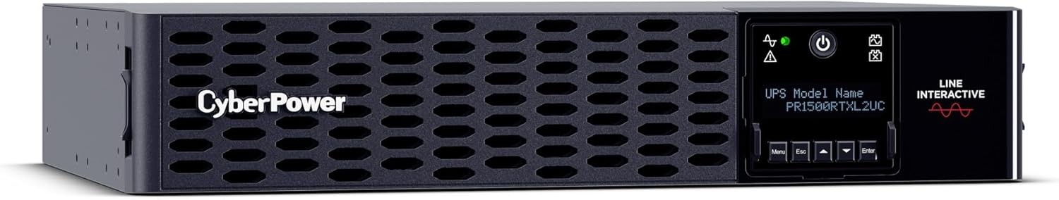 CyberPower PR1500RTXL2UC-R Smart App Sinewave UPS,8 Outlet-Certified Refurbished