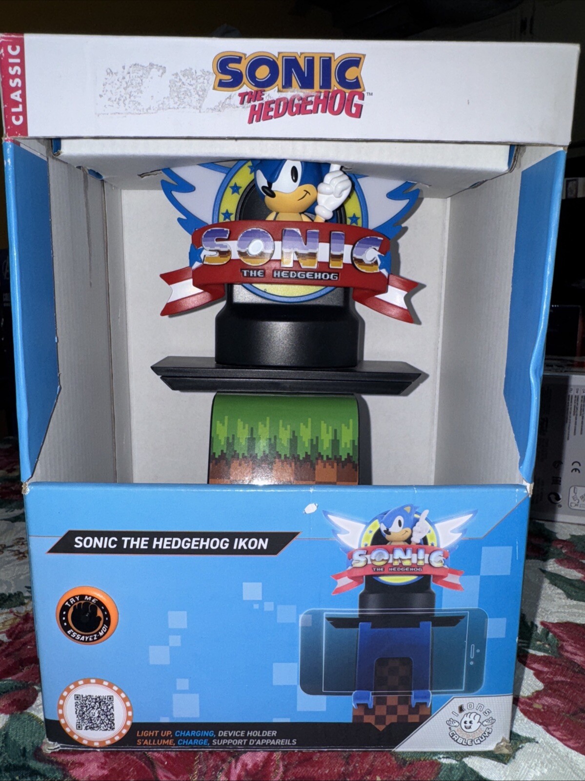 Cable Guys Sonic the Hedgehog Cable Guys Light Up Ikon Gaming Accessories Holder