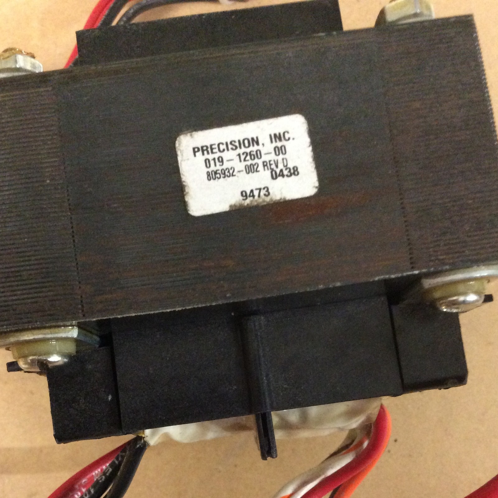 Datacard 275 Embosser Transformer 019-1260-00 805932-002 Precision Inc
