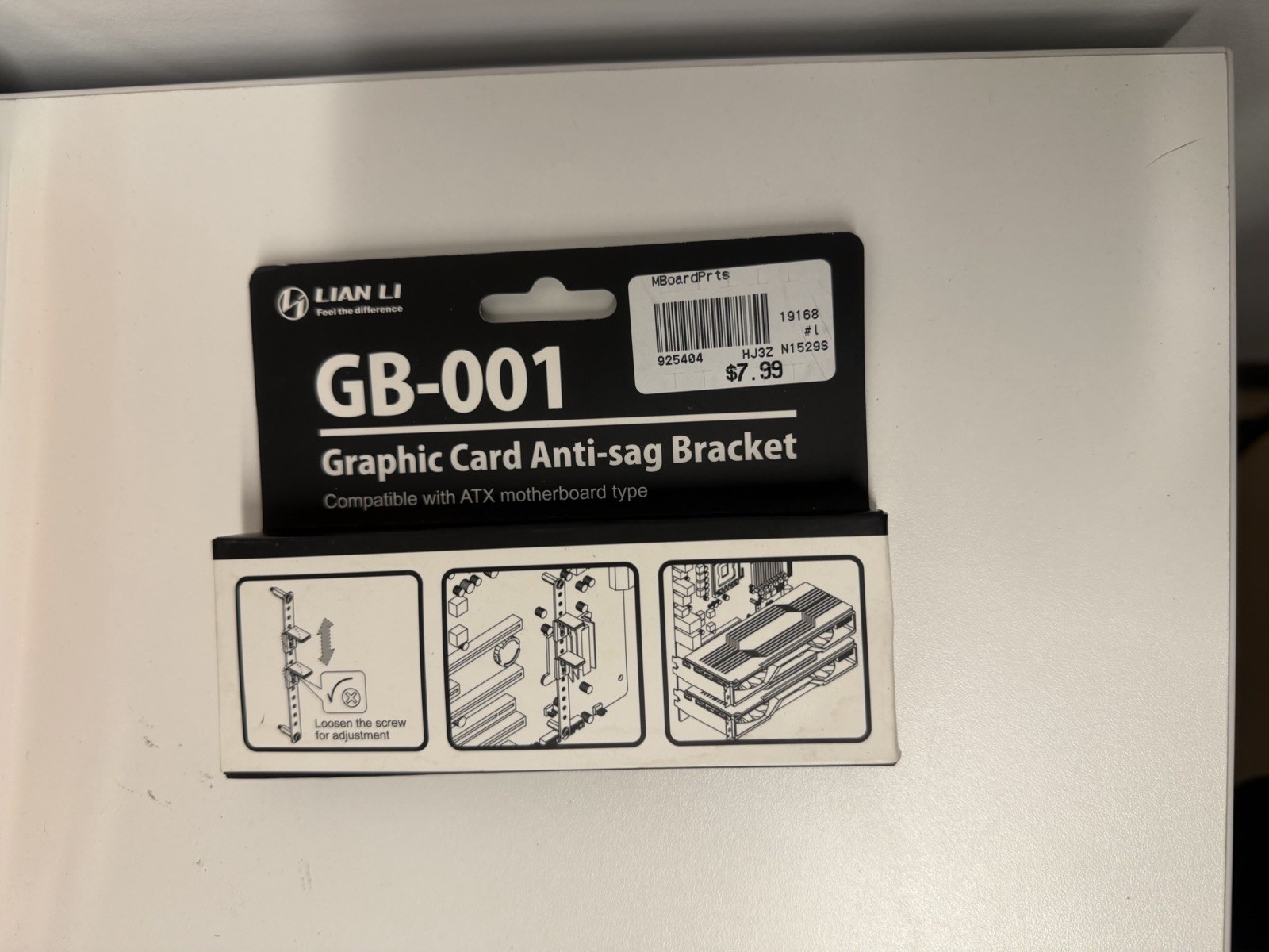 Lian Li GPU Graphics Card Anti-Sag Support Bracket GB-001 New Universal ATX EATX