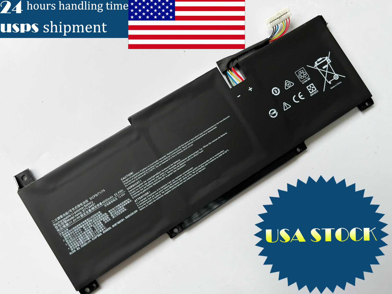 New Genuine BTY-M491 battery for MSI Modern 15 A10RAS A10RB A11M A11SB A4M A4MW