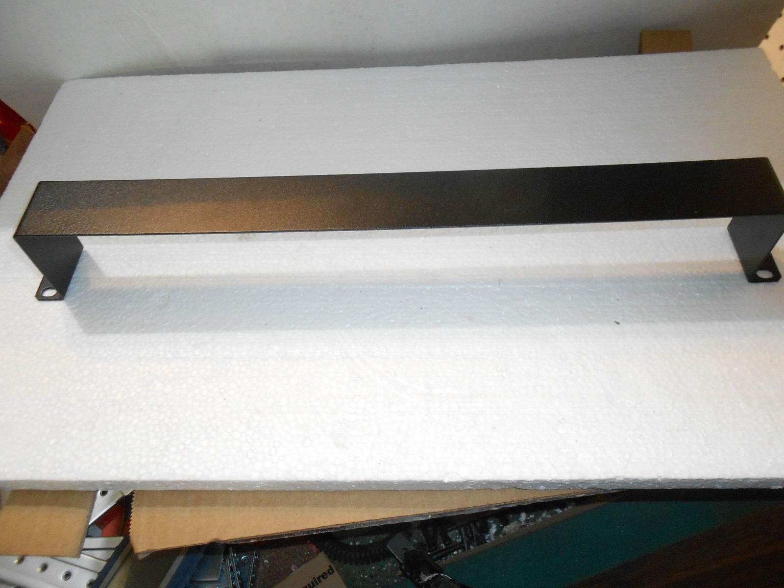 LOT OF 2 1U 19"  2 1/2" OFFSET RACKMOUNT BLAN K