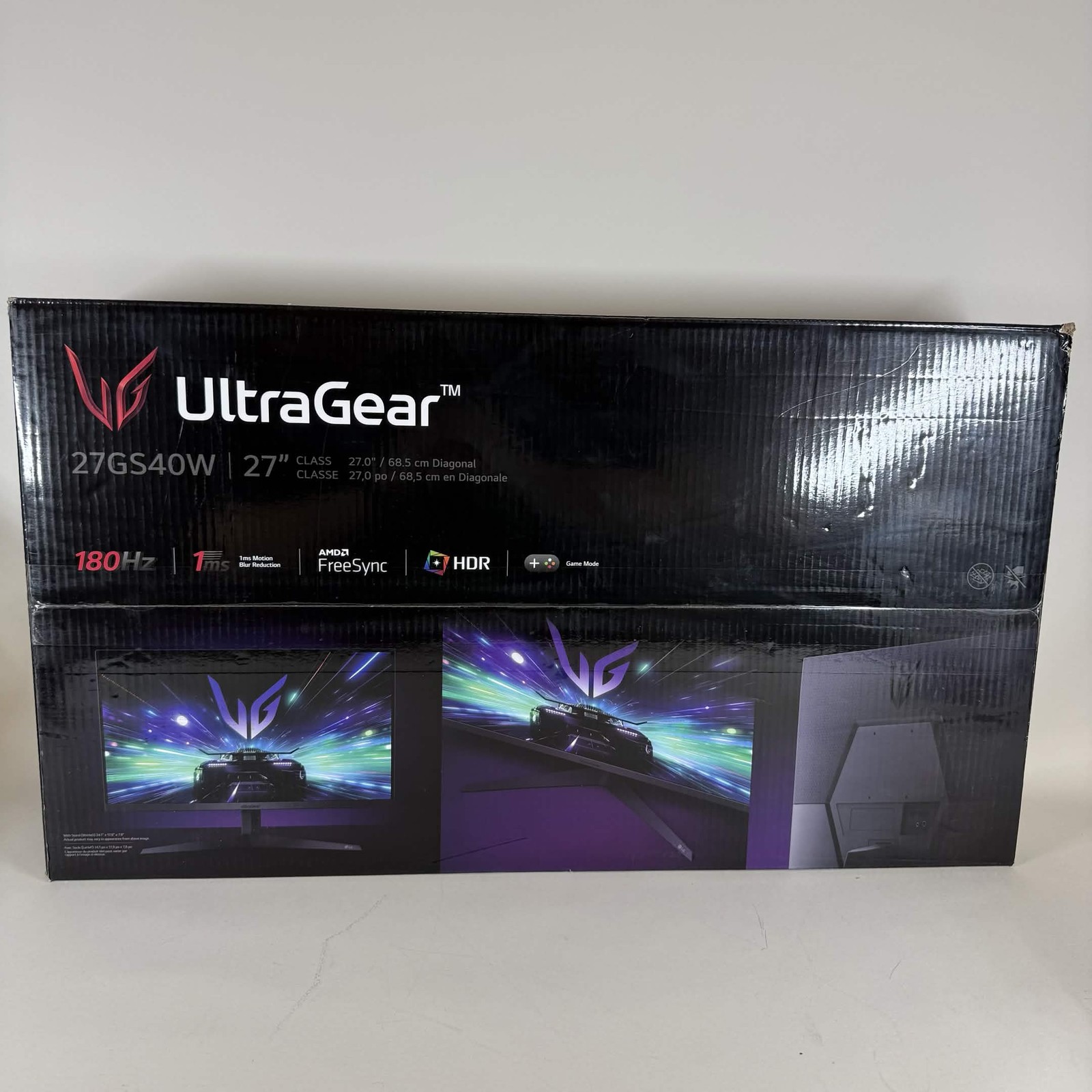 New LG 27" 27GS40W FHD LCD VA Gaming Monitor