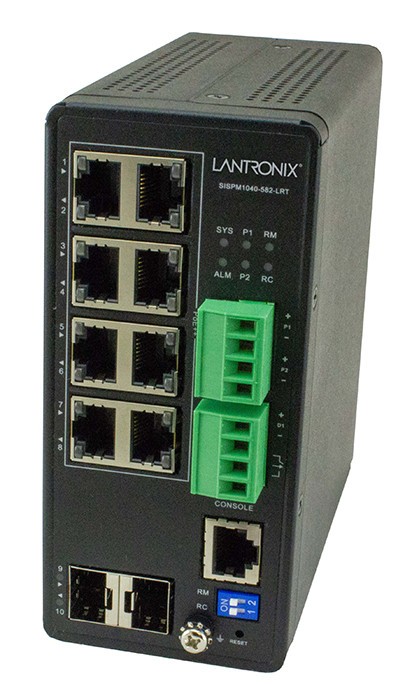 Transition Networks SISPM1040-582-LRT Managed Hardened PoE++ Switch. New in Box
