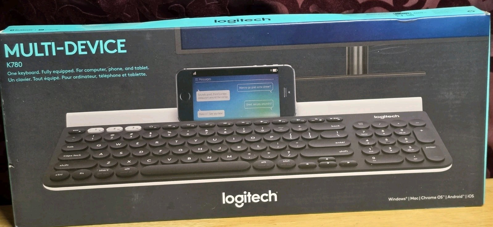 Logitech K780 Multi-Device Wireless Keyboard BRAND NEW  FACTORY SEALED NIB