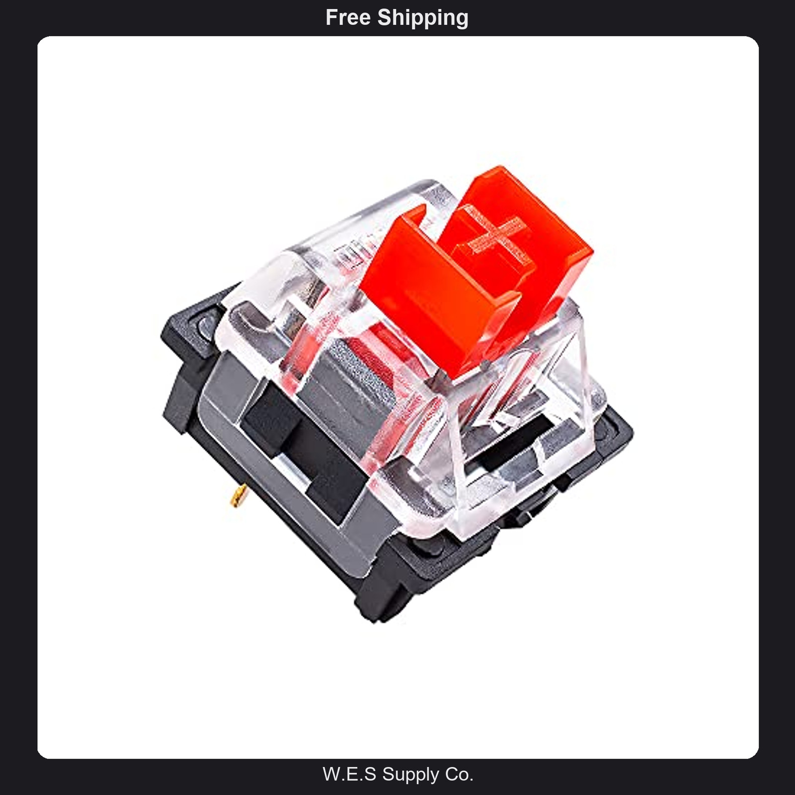 32 Pack Outemu Red Linear Mechanical Keyboard Switches 3-Pin Hot-Swappable