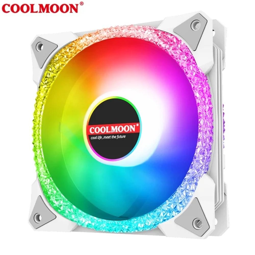 1/3 Pcs LED Cooling Fan RGB 120mm 12V For Computer Case PC CPU w/ Remote Control