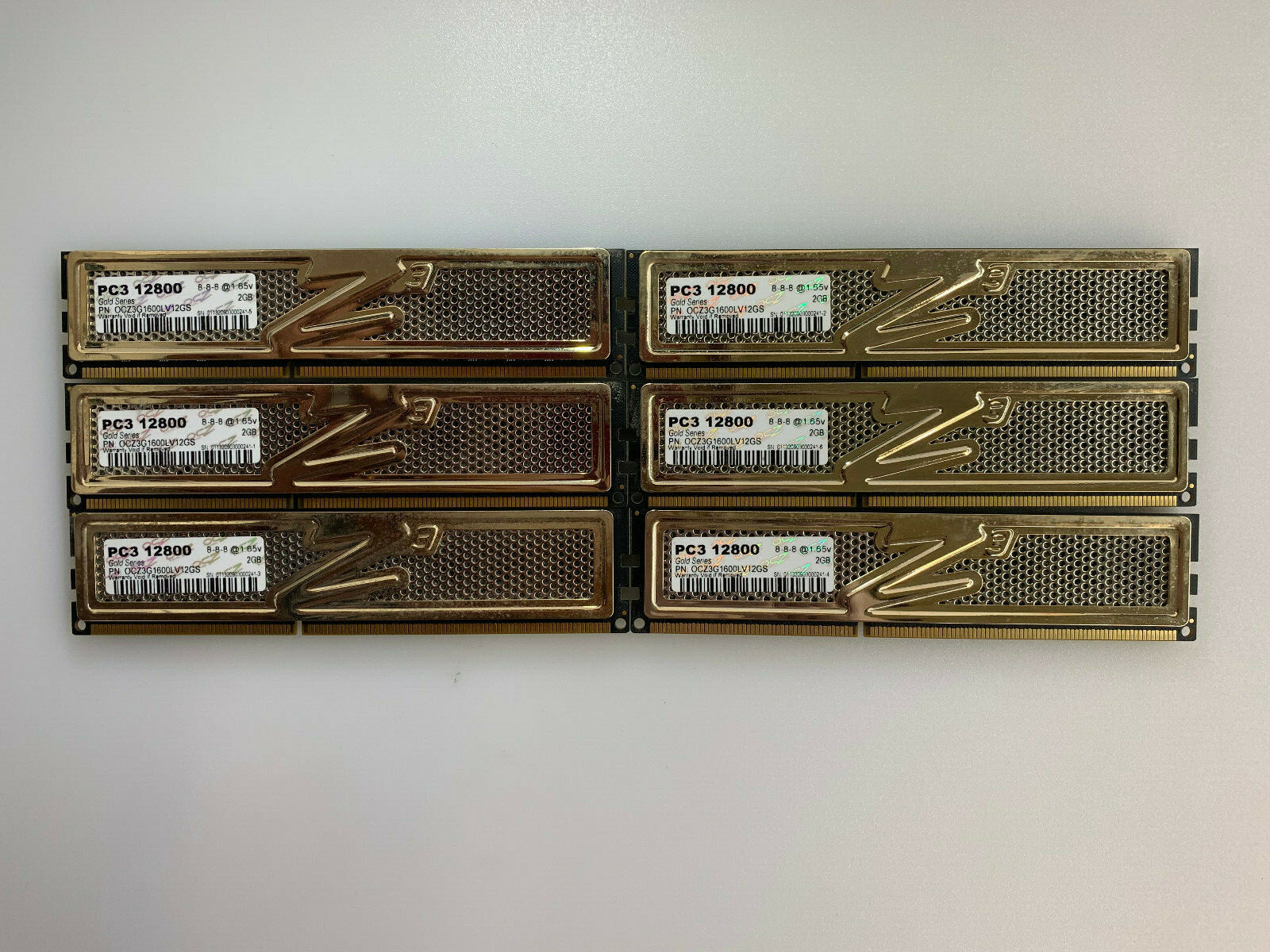 PC3-12800 / Gold Ser. OCZ3G1600LV12GS / 2GB OCZ Technology (6)  Genuine