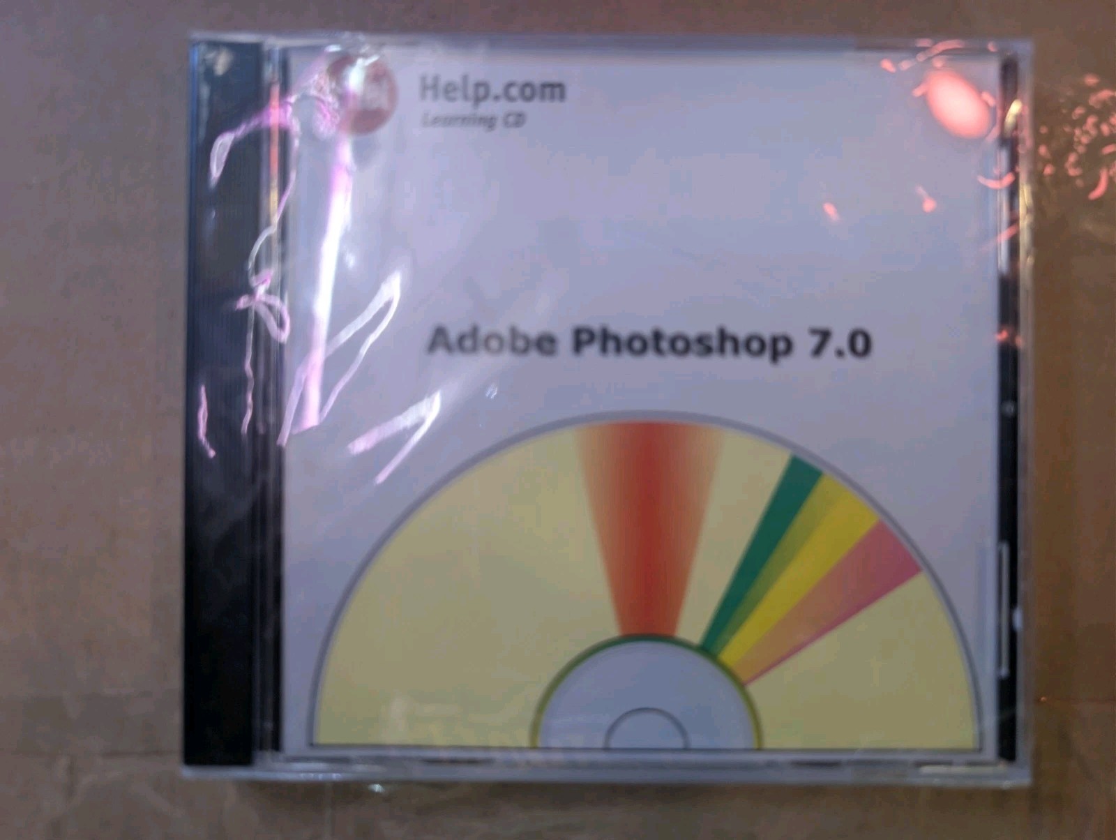 VTG Sealed  Adobe Photoshop 7.0 Disk 2001 C-Net Help Learning CD