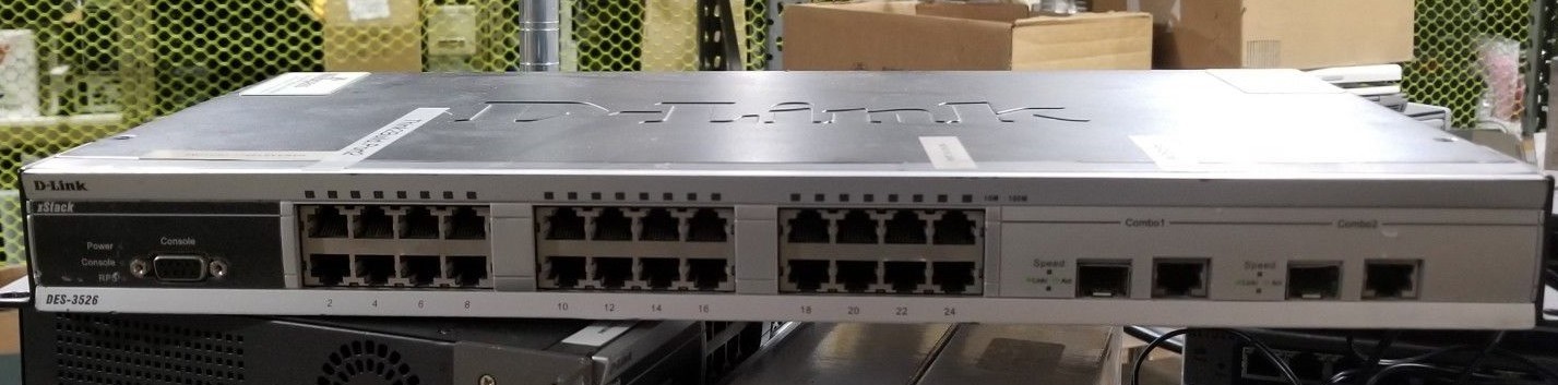 D‑Link DES-3526 xStack 24 Port 10/100Mbps Stackable Switch