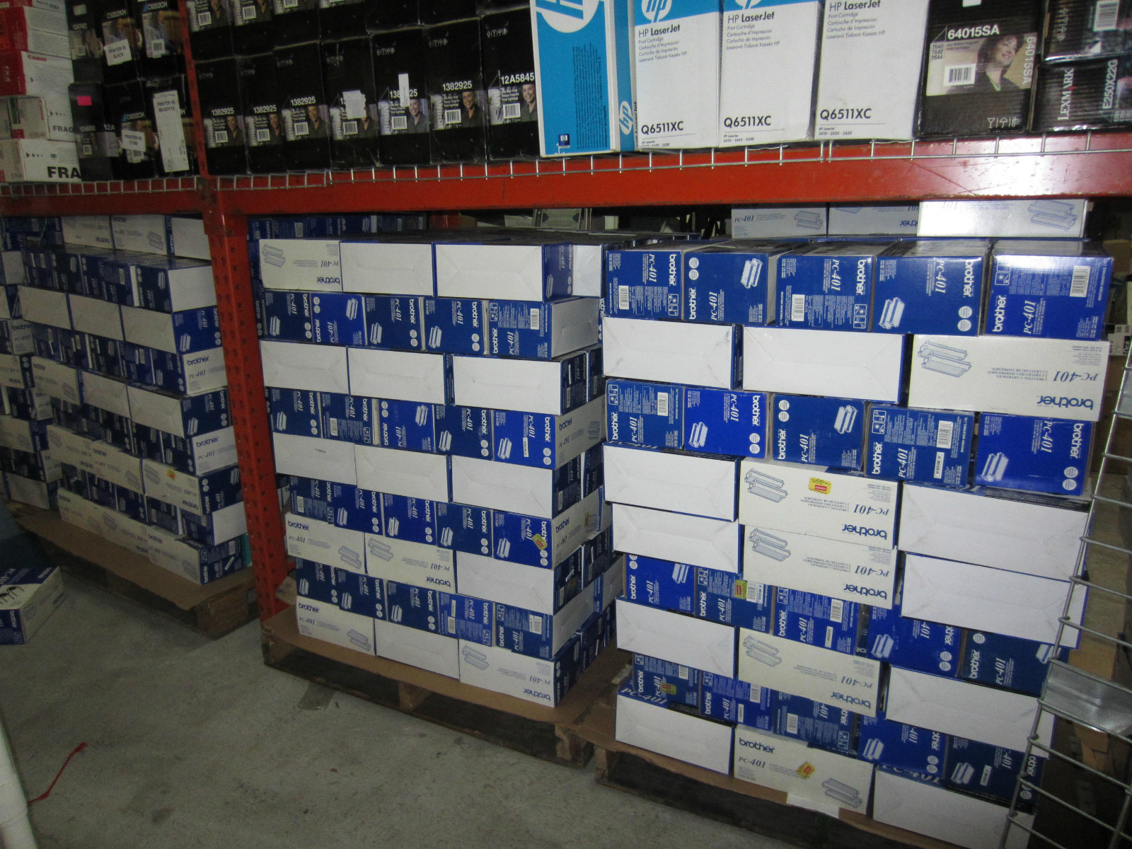 GENUINE NEW BROTHER PC-401 TONER CARTRIDGES VALUE PACK 2 CARTRIDGES INBOX SEALED