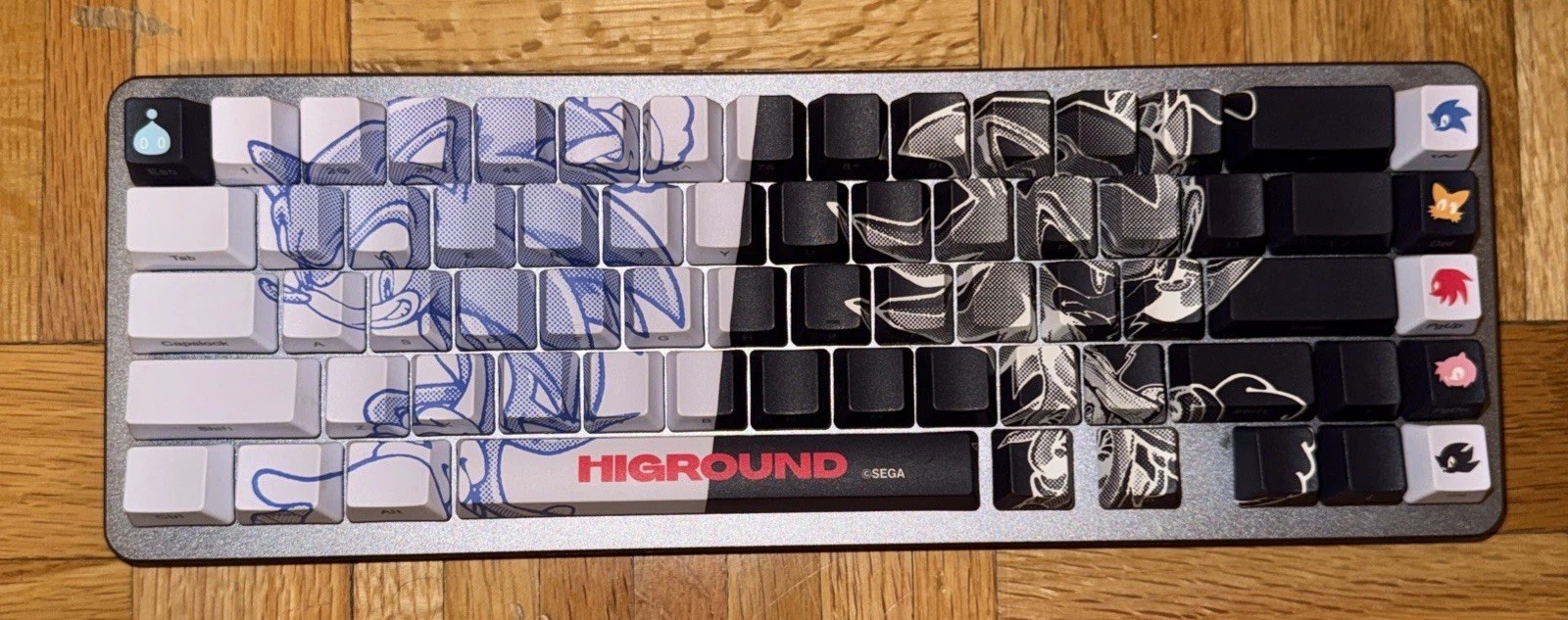 Custom Drop ALT Mechanical Keyboard, Higround x Sonic Adventure Keycaps/Switches