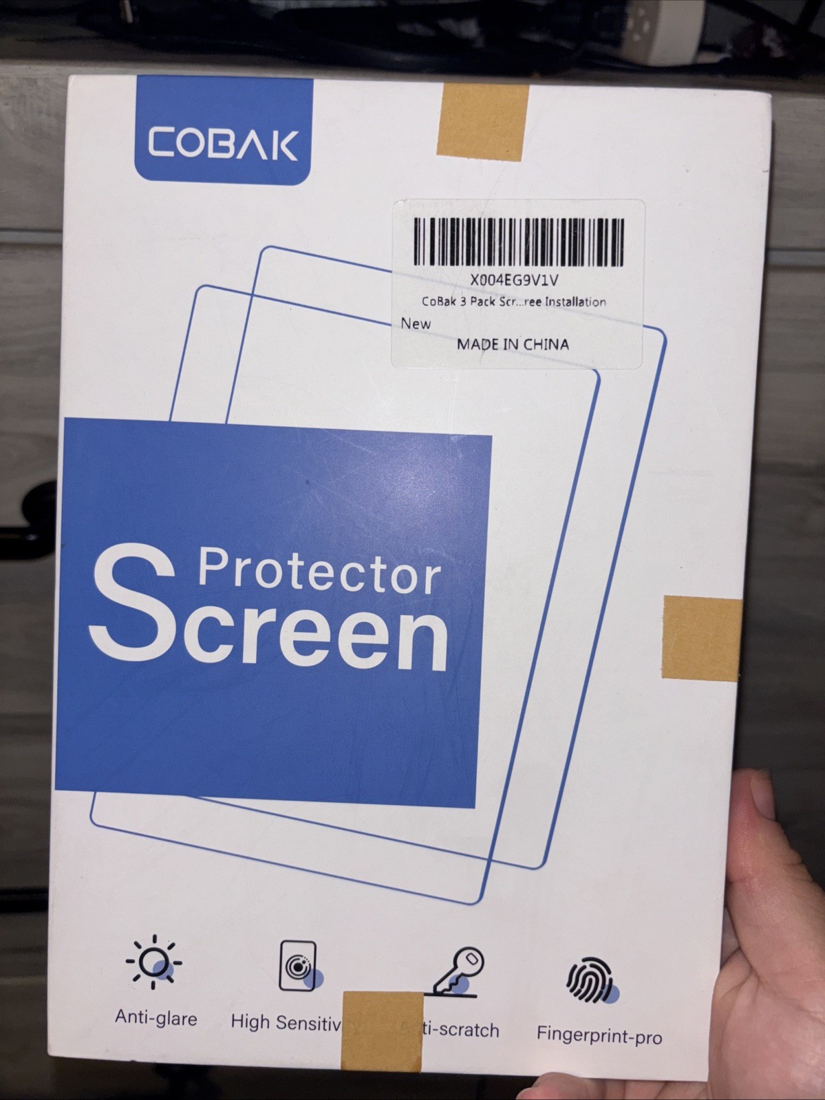 Cobak 3-Pack Anti-Glare Tablet/E-Reader Screen Protector Comes With Accessories