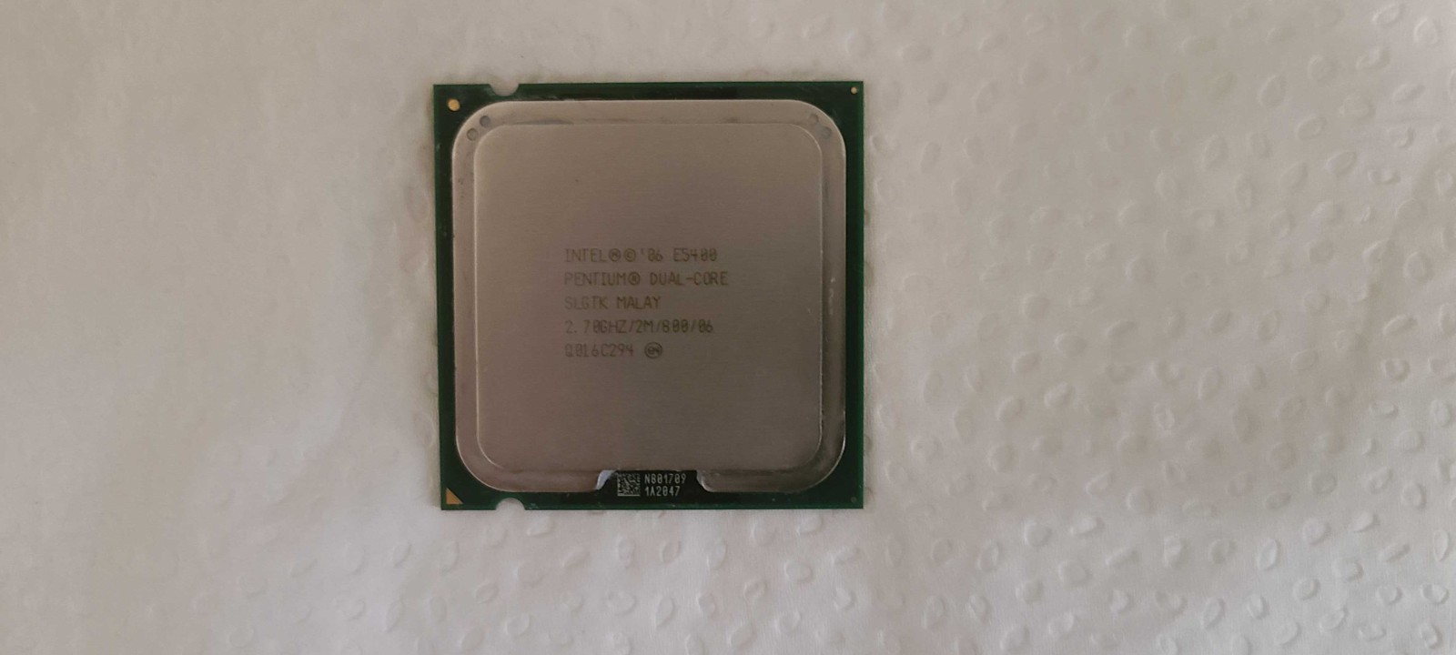 Intel Pentium Dual-Core E5400 2.7GHz LGA775 CPU Processor SLGTK - Tested Working
