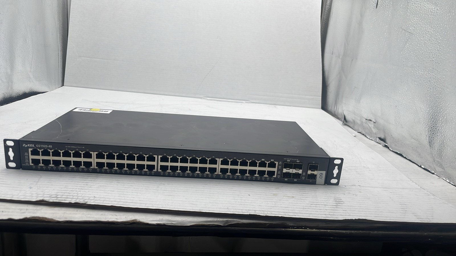 ZyXEL GS1920-48 48-Port Gigabit Smart Managed Switch 4 SFP Combo Ports Rackmount