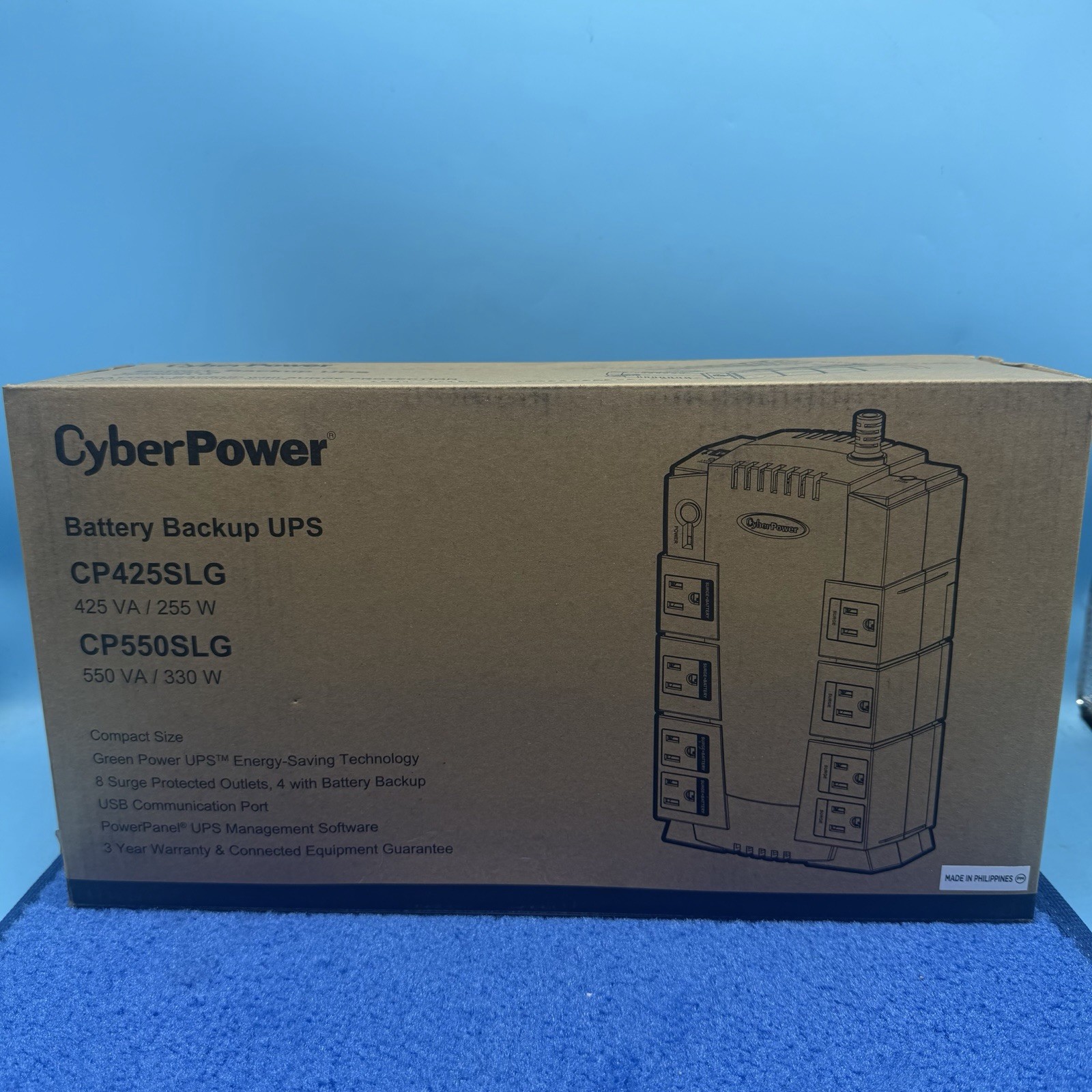 CyberPower CP550SLG Standby UPS Battery Backup and Surge Protector