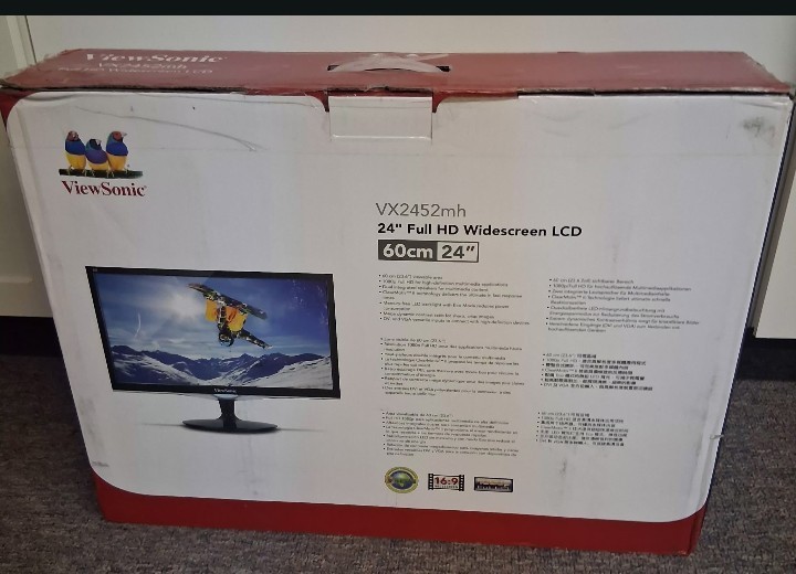 ViewSonic VX2452MH 24 Inch LED Monitor