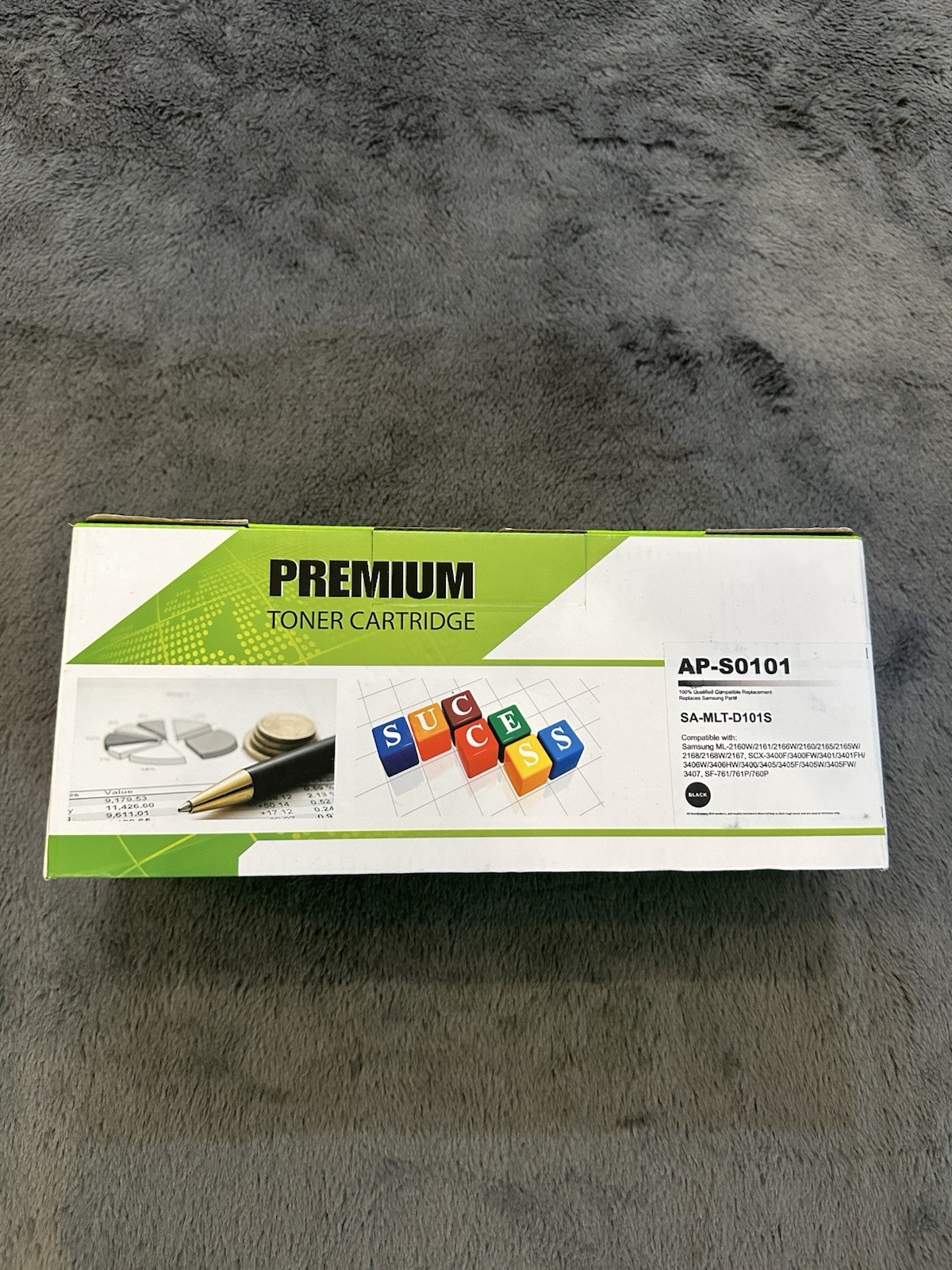 Premium Compatible Toner Cartridge AP-S0101 for Samsung MLT-D101S Black