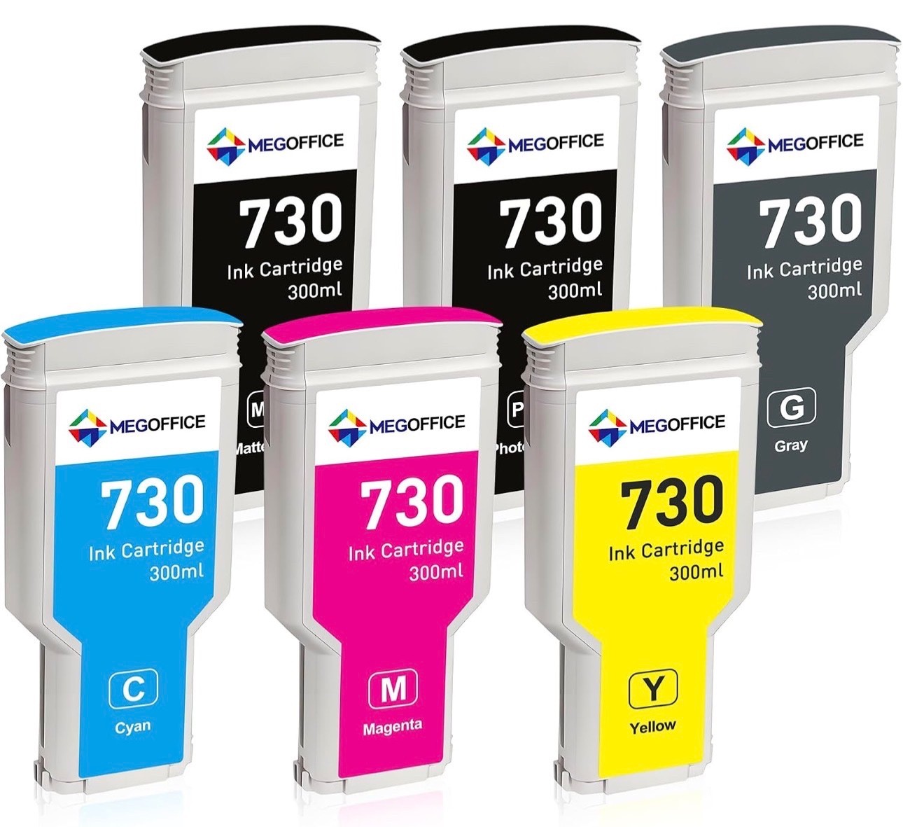 730 Ink Cartridges for DesignJet T1600 T1700 P2V68A P2V69A P2V70A P2V71A P2V72A