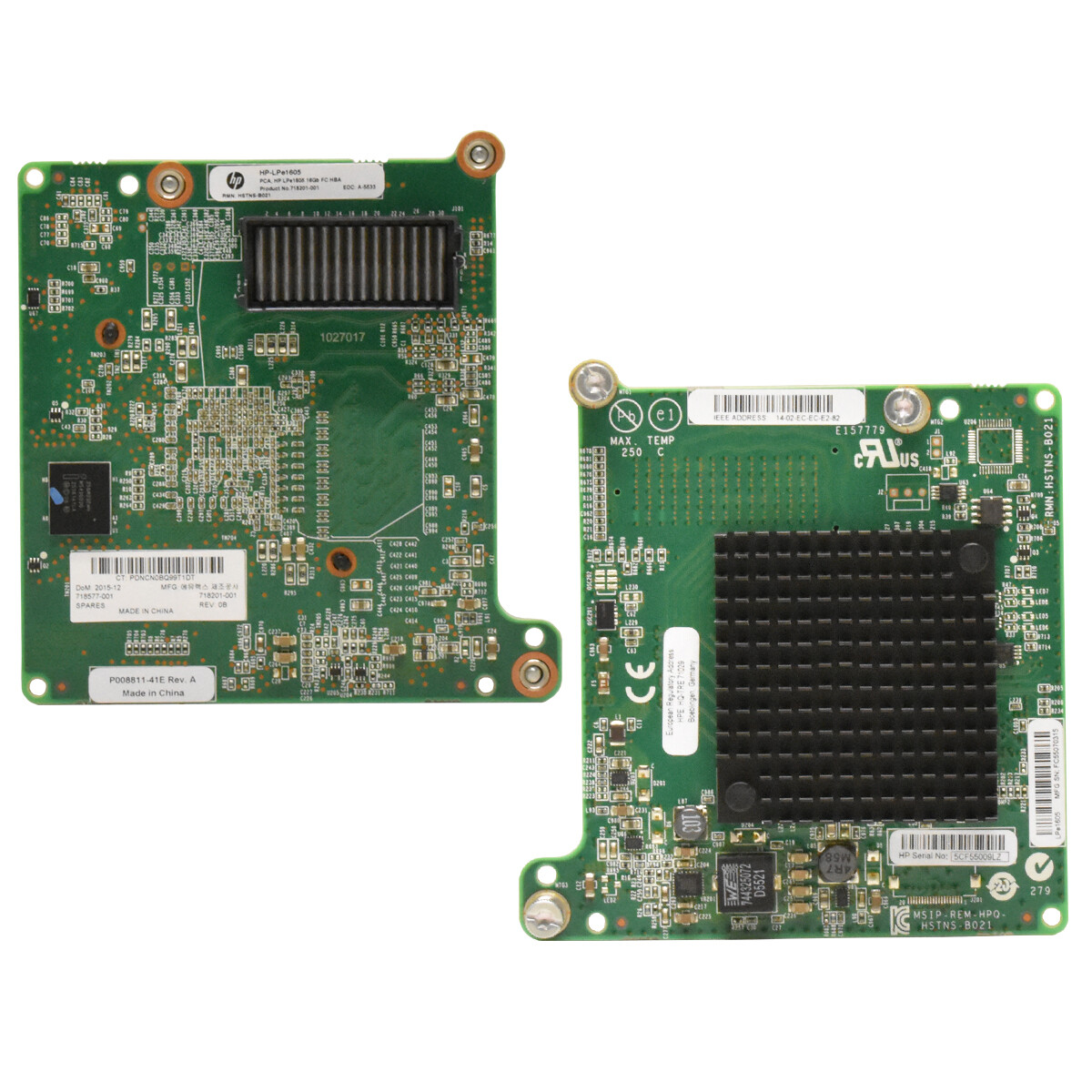 HP Emulex LPe1605 16Gb Dual Port FC HBA BladeSystem c-Class G9 718577-001