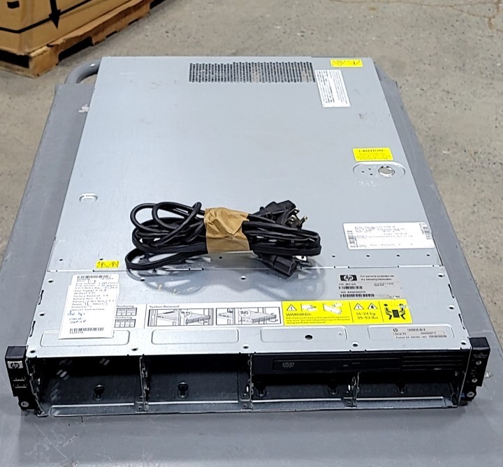 HP StorageWorks P4300 G2 BK716A Server INTEL XEON E5520 4GB SEE NOTES