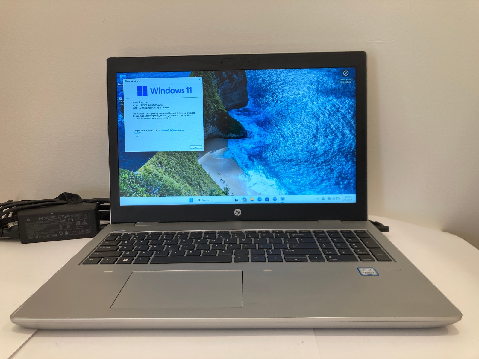 Laptop HP ProBook 650 G4 i5-8250U 3.4GHz Turbo 256GB NVMe SSD W11P Restored READ