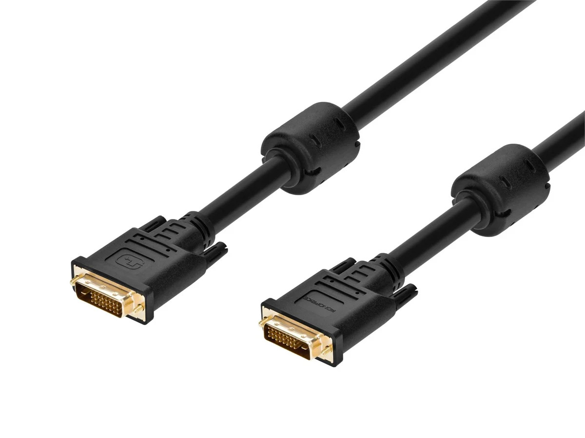 Monoprice 35ft 24AWG CL2 Dual Link DVI-D Cable - Black