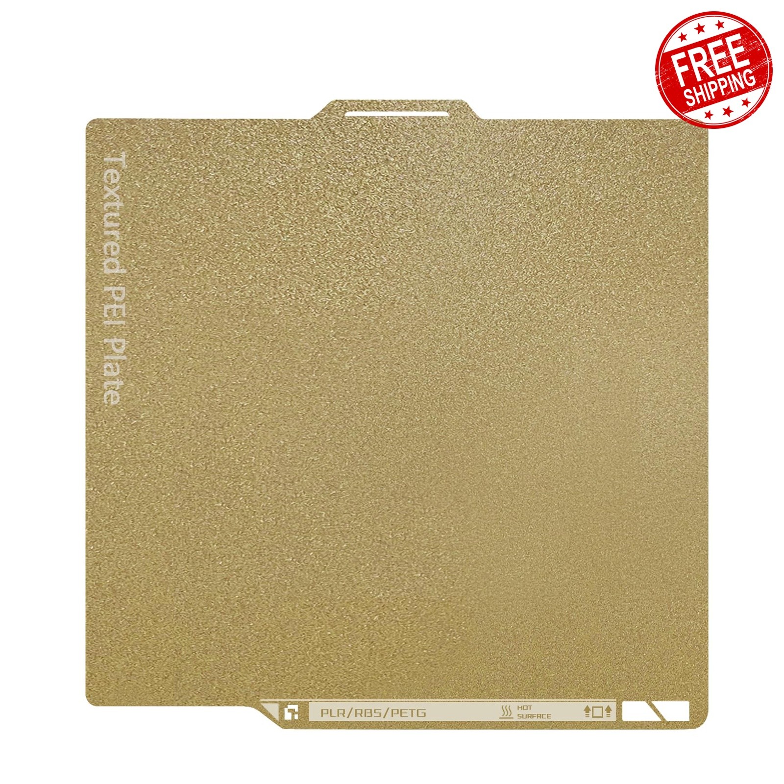 HzdaDeve P2S Gold-QR Textured Build Plate 257x257mm