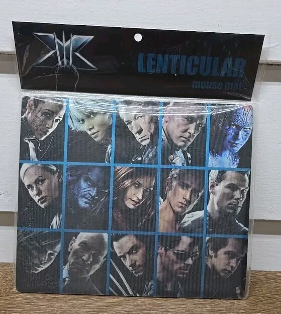 X-men The Last Stand Y2K 3D Mouse Pad, 2006 Marvel, Promotional, Holographic New