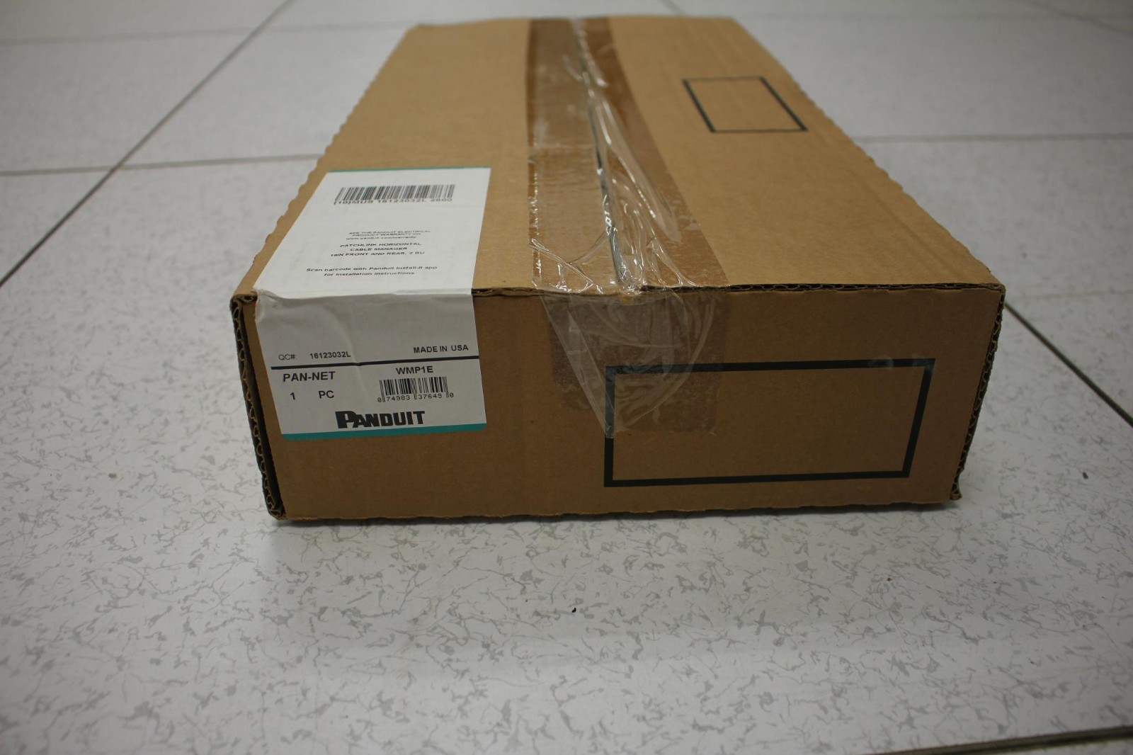 Panduit WMP1E PatchLink 2 RU 19" Front and Back Cable Manager