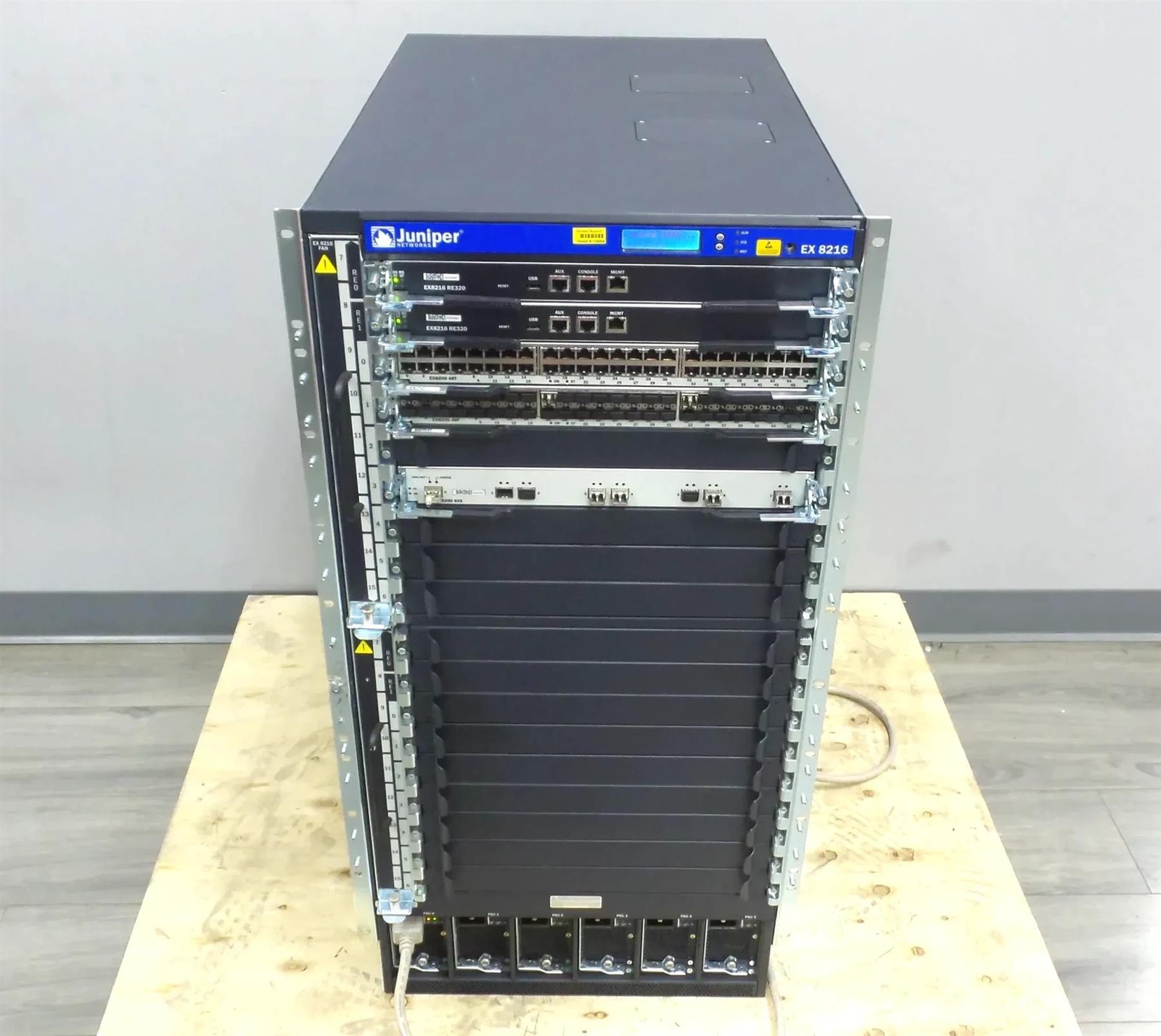 Juniper Networks EX8216 Ethernet Switch LOADED CHASSIS - Fully Tested.