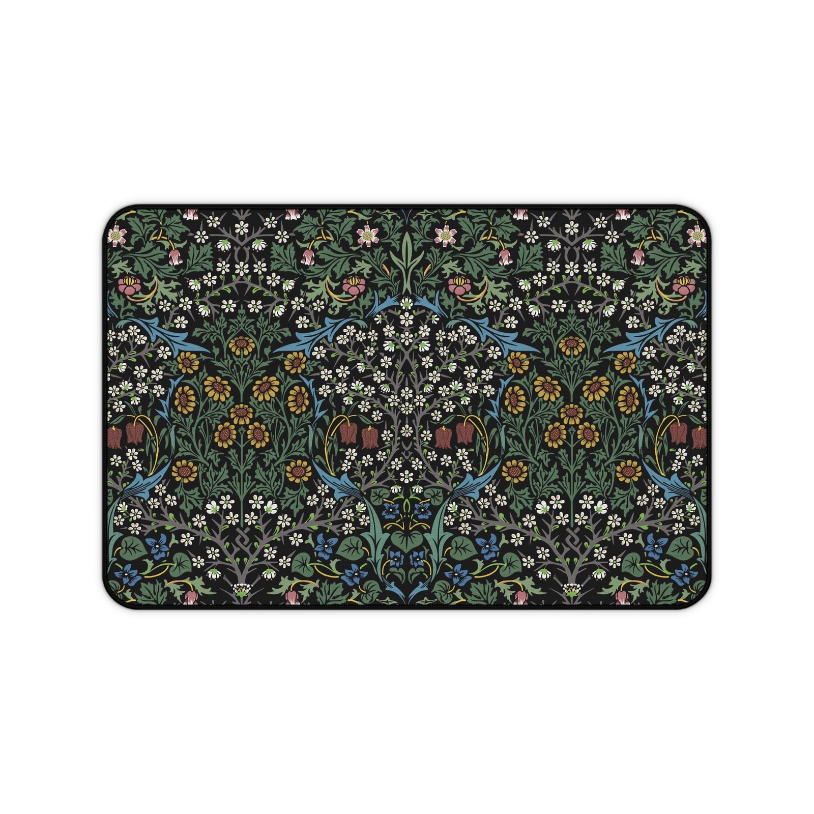 William Morris Desk Mat BLACKTHORN Victorian Botanical Mousepad in 3 sizes
