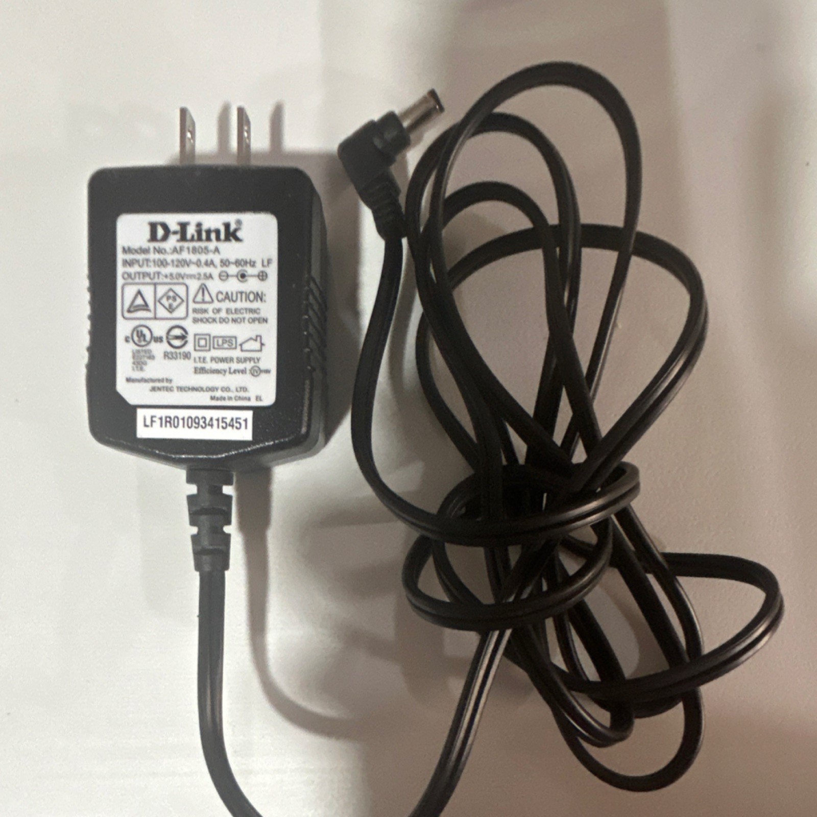 D-Link AF1805-A Router Power Supply Adapter Barrel Connector